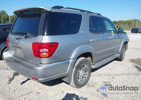 2003 Toyota Sequoia Limited V8 из США, поврежденный, VIN 5TDBT48A23S156949